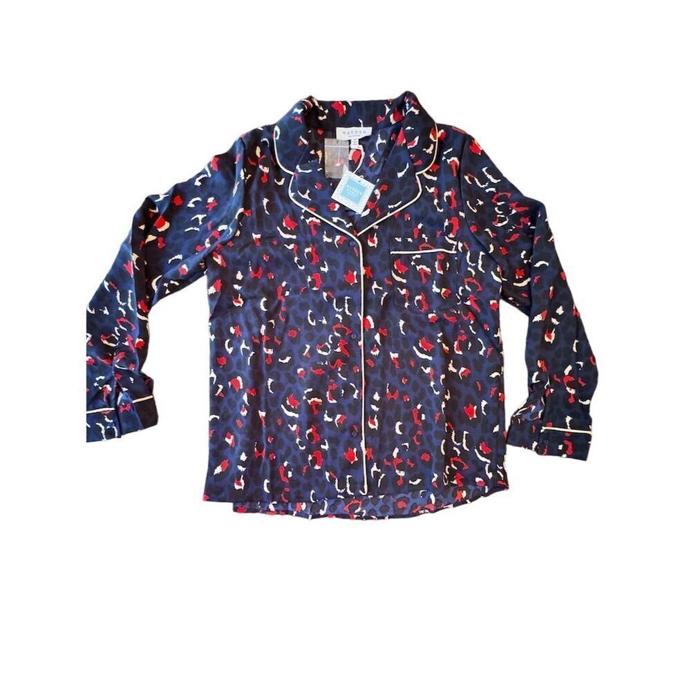 Anthropologie Hayden LA Women’s Medium Button-Up Blouse‎ | Stylish Animal Print